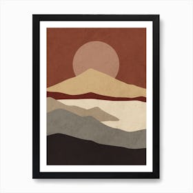 Abstract Landscape 4 Art Print