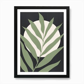 Floral and tropical botanical 14 Art Print