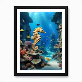 Beauty of underwater world 4 Art Print