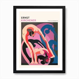 Two Acrobats, Kirchener Poster Art Print