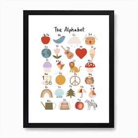 Alphabet Art Print