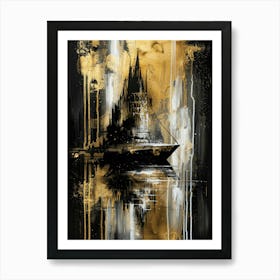 Castle On The Water Art Print