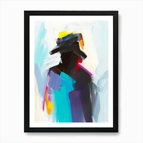 Abstract Portrait Of A Woman 60 Art Print