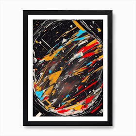 Space - Abstract Painting Art Print