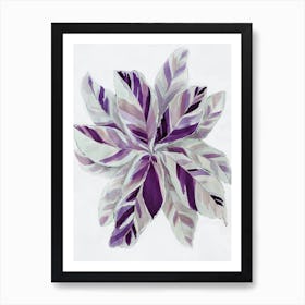 Purple Leaves Art Print
