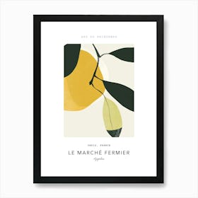 Apples Le Marche Fermier Poster 2 Art Print