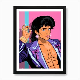 Mean Boy Art Print