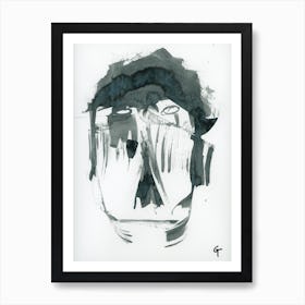 Grave Expression Art Print