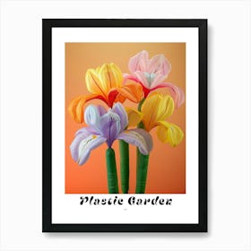 Dreamy Inflatable Flowers Poster Iris 3 Art Print