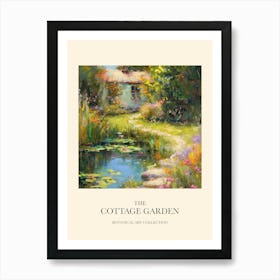 Cottage Garden Poster Fairy Pond 6 Art Print