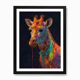 Giraffe Canvas Print 18 Art Print