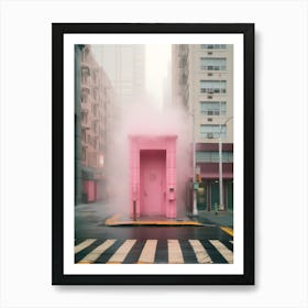 Pink Door 4 Art Print