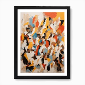 Abstract People Affiche