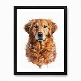 Golden Retriever 2 Art Print