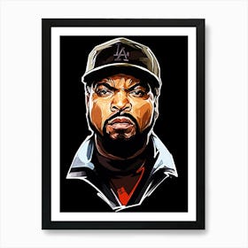 ice cube Art Print