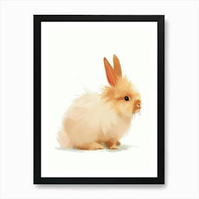 English Angora Nursery Illustration 3 Art Print