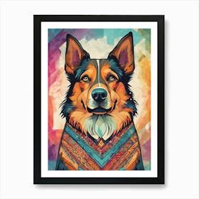 Australian Shepherd Art Print