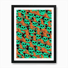 Witch Skull Art Print