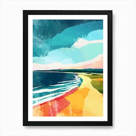 Beach Canvas Art Art Print