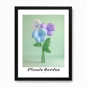 Dreamy Inflatable Flowers Poster Periwinkle 2 Art Print