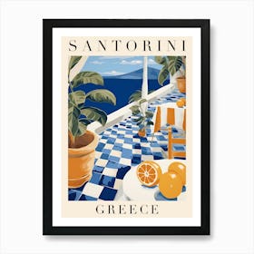 Santorini Art Print