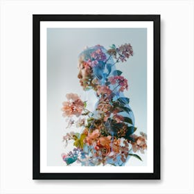 "Flower Air Portrait" Poster