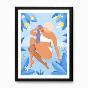 Solar Bloom Art Print