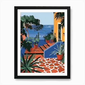 Garden By The Sea Art Print