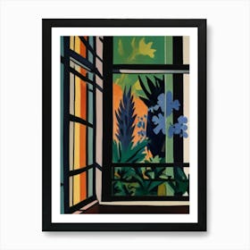 Window In The Garden Art Print