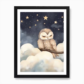 Sleeping Baby Eagle 1 Art Print