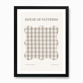 Checkered Pattern Poster 6 Art Print