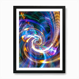 Abstract Spirals Photo Art Print