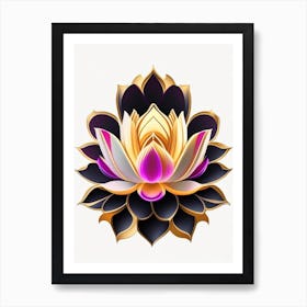Lotus Flower, Buddhist Symbol Fauvism Matisse 2 Art Print