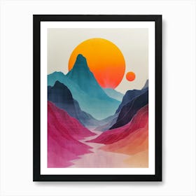 'Sunrise' 80 Art Print