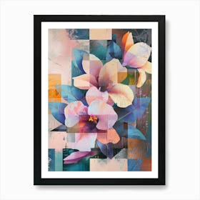 Abstract Floral Painting 2 Art Print