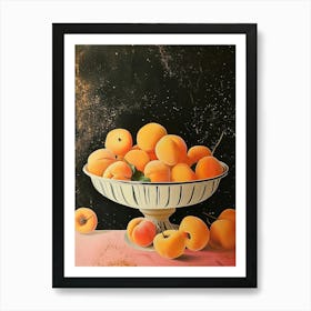 Art Deco Peaches 2 Art Print