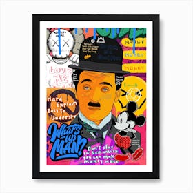 Charlie Chaplin Art Print