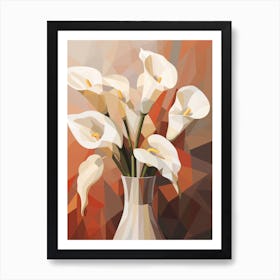 Calla Lily Flower Still Life Painting 2 Dreamy Art Print