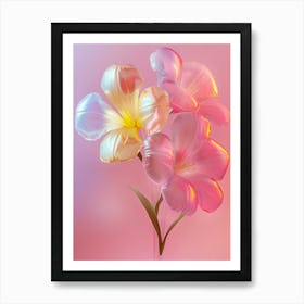 Dreamy Inflatable Flowers Evening Primrose 2 Art Print