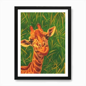 Giraffe 199 Art Print