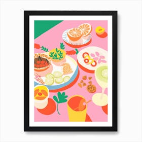 Happy Picnic Art Print