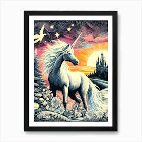 Creative Horse Beauty Illustration Nr 178 Art Print