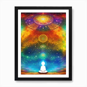 Meditation In Space 1 Art Print