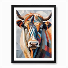 Bull Painting Art Print