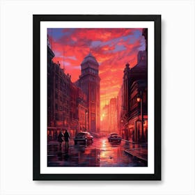 Sunset In The City 5 Poster