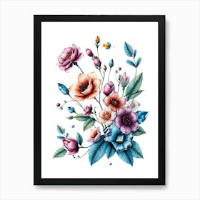 Floral Painting 2 Art Print