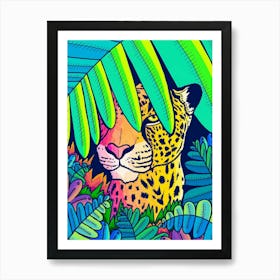 Jungle Leopard Art Print