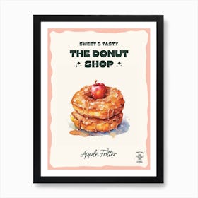 Apple Fritter Donut The Donut Shop 3 Art Print