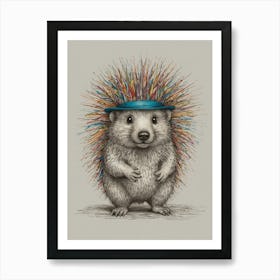 Hedgehog 31 Art Print