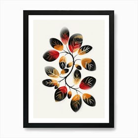 Autumn Leaves Wall Art Art Print